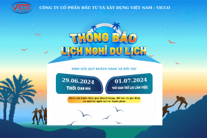 THÔNG BÁO: LỊCH NGHỈ DU LỊCH 2024